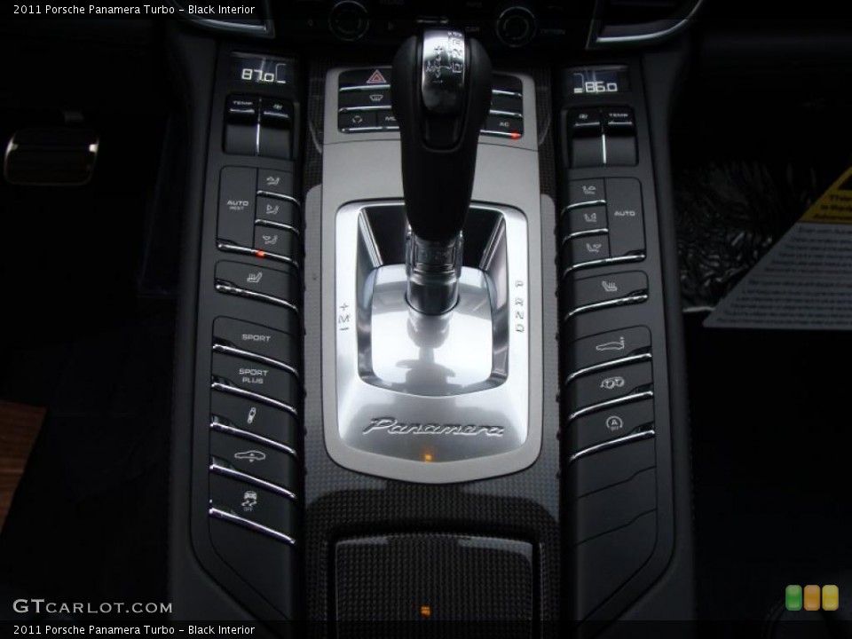 Black Interior Controls for the 2011 Porsche Panamera Turbo #41349663