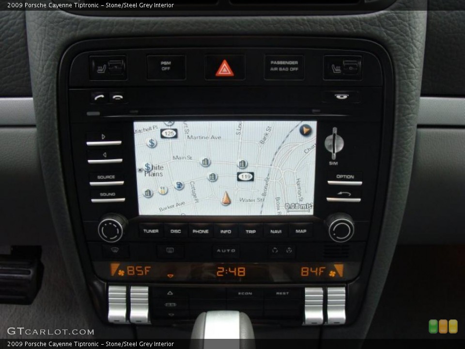 Stone/Steel Grey Interior Navigation for the 2009 Porsche Cayenne Tiptronic #41350443