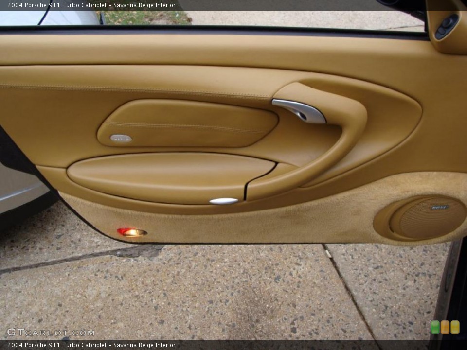 Savanna Beige Interior Door Panel for the 2004 Porsche 911 Turbo Cabriolet #41350879