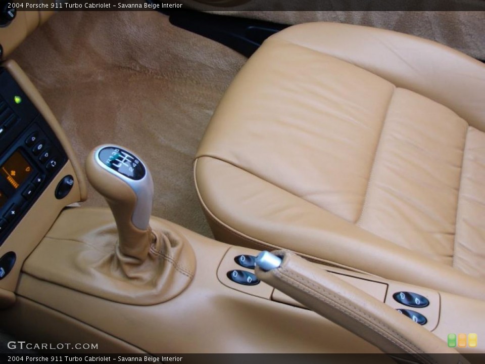 Savanna Beige Interior Photo for the 2004 Porsche 911 Turbo Cabriolet #41350983