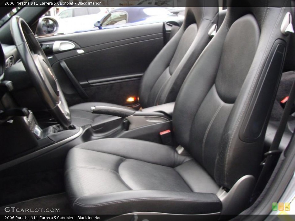 Black Interior Photo for the 2006 Porsche 911 Carrera S Cabriolet #41351151