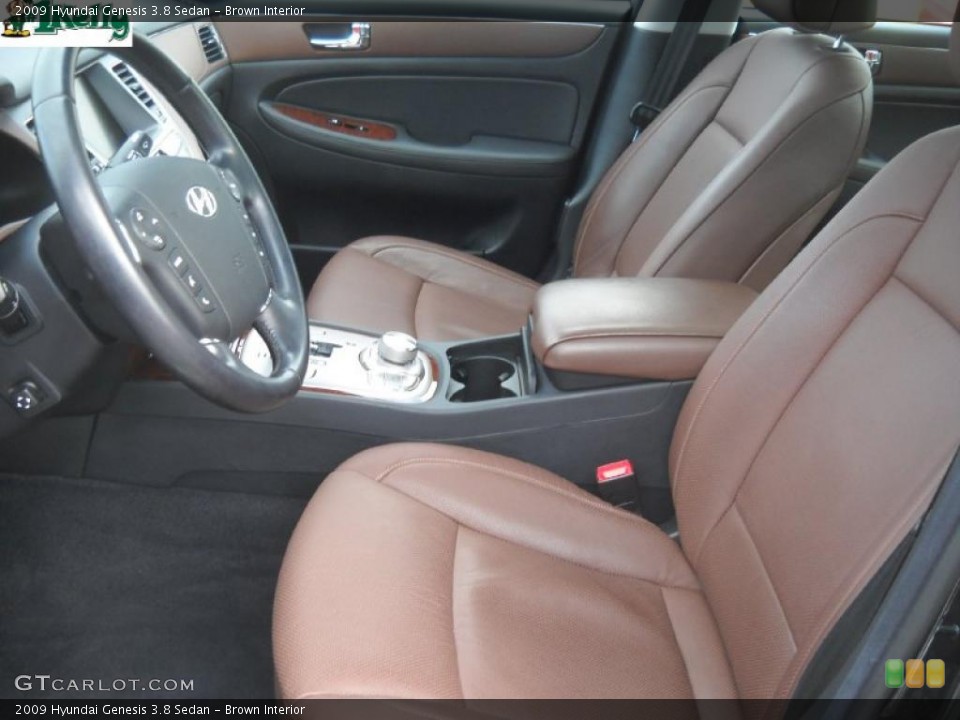 Brown Interior Photo for the 2009 Hyundai Genesis 3.8 Sedan #41352151