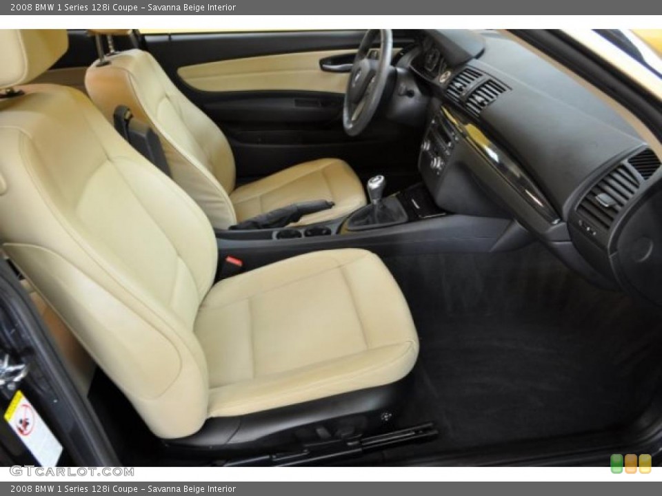 Savanna Beige Interior Photo for the 2008 BMW 1 Series 128i Coupe #41353703