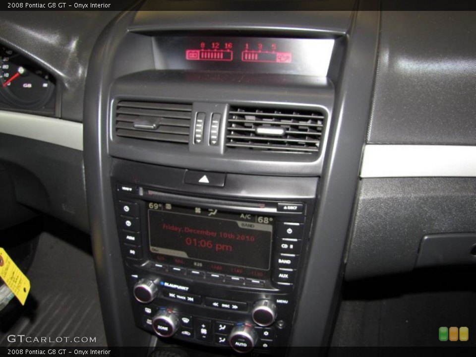 Onyx Interior Controls for the 2008 Pontiac G8 GT #41354223