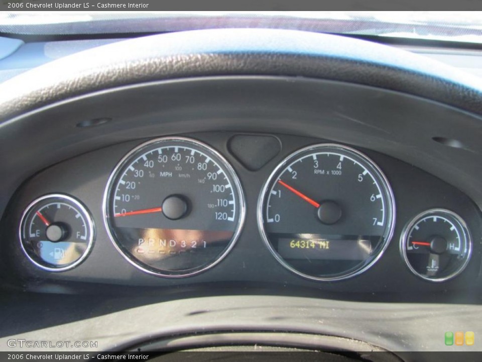 Cashmere Interior Gauges for the 2006 Chevrolet Uplander LS #41354899