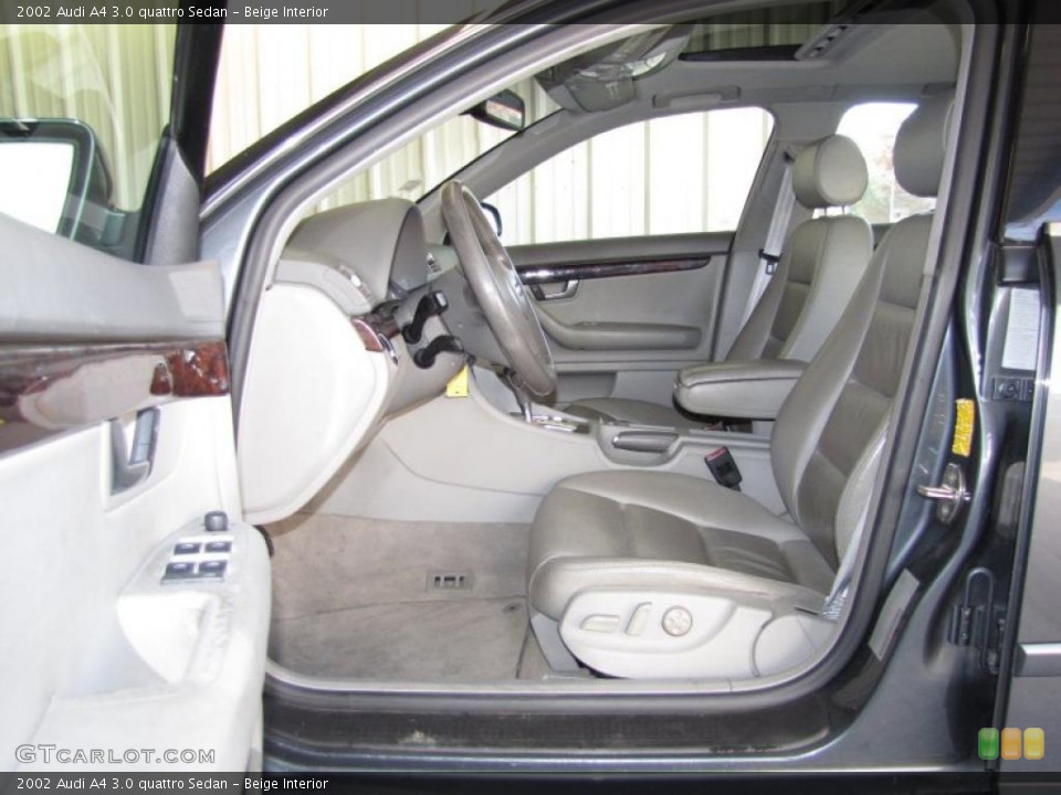 Beige Interior Photo for the 2002 Audi A4 3.0 quattro Sedan #41355007