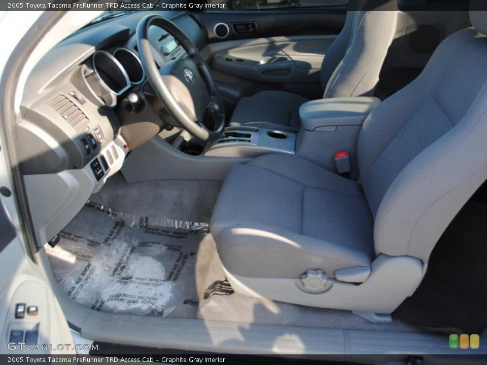 Graphite Gray Interior Photo for the 2005 Toyota Tacoma PreRunner TRD Access Cab #41356147