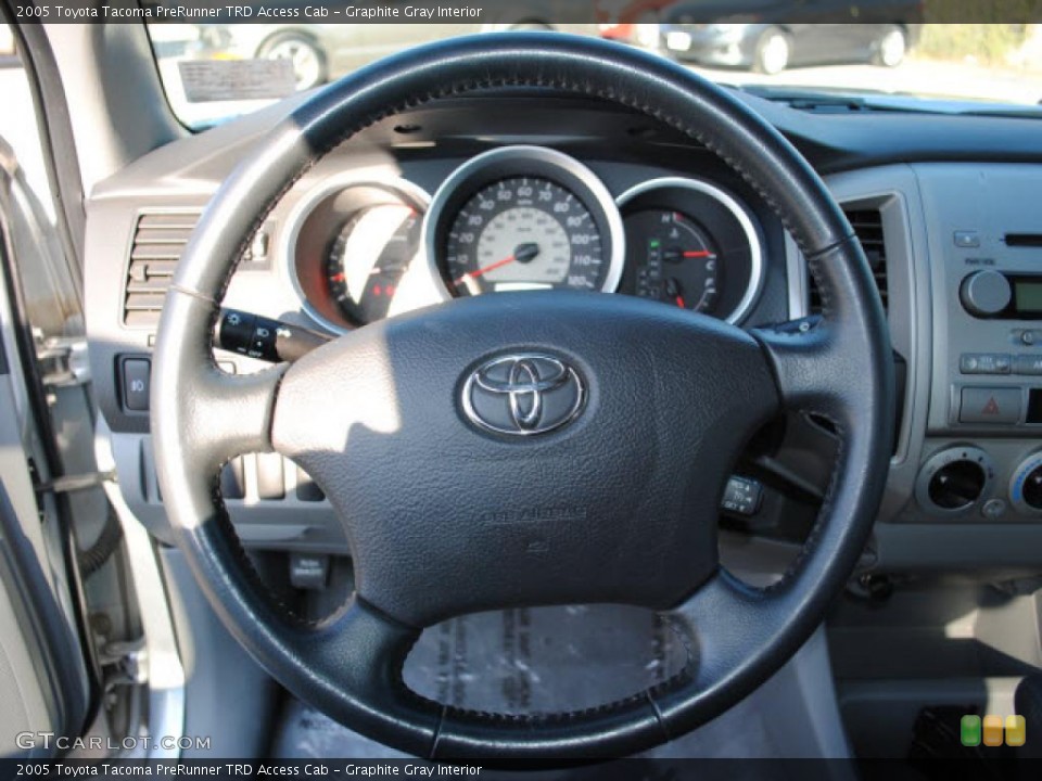 Graphite Gray Interior Steering Wheel for the 2005 Toyota Tacoma PreRunner TRD Access Cab #41356195