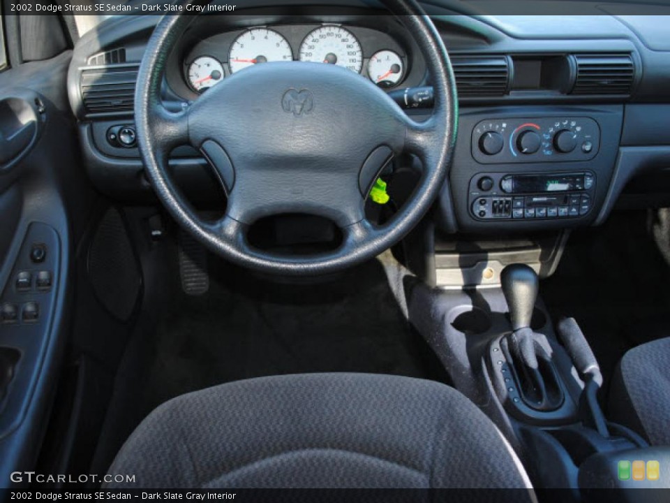 Dark Slate Gray Interior Dashboard for the 2002 Dodge Stratus SE Sedan #41357223
