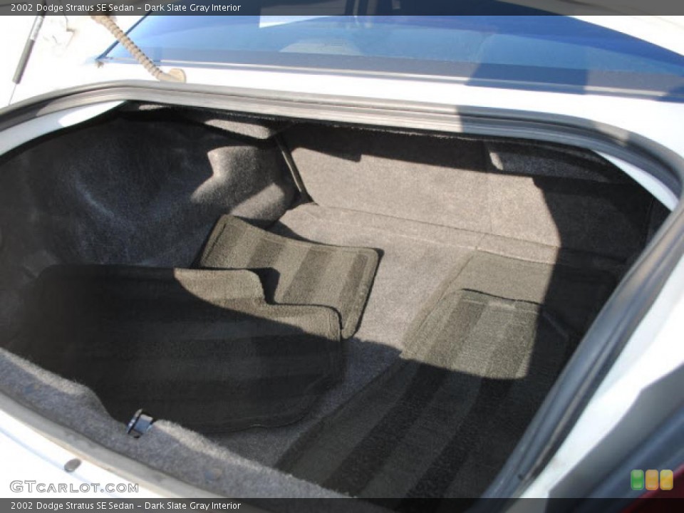 Dark Slate Gray Interior Trunk for the 2002 Dodge Stratus SE Sedan #41357311