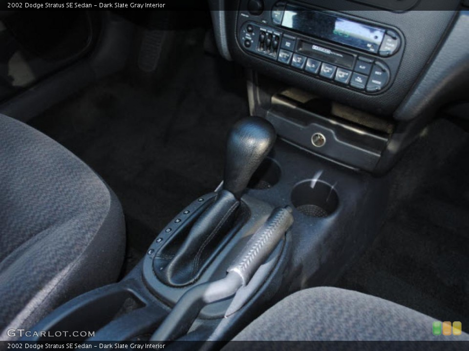 Dark Slate Gray Interior Transmission for the 2002 Dodge Stratus SE Sedan #41357375