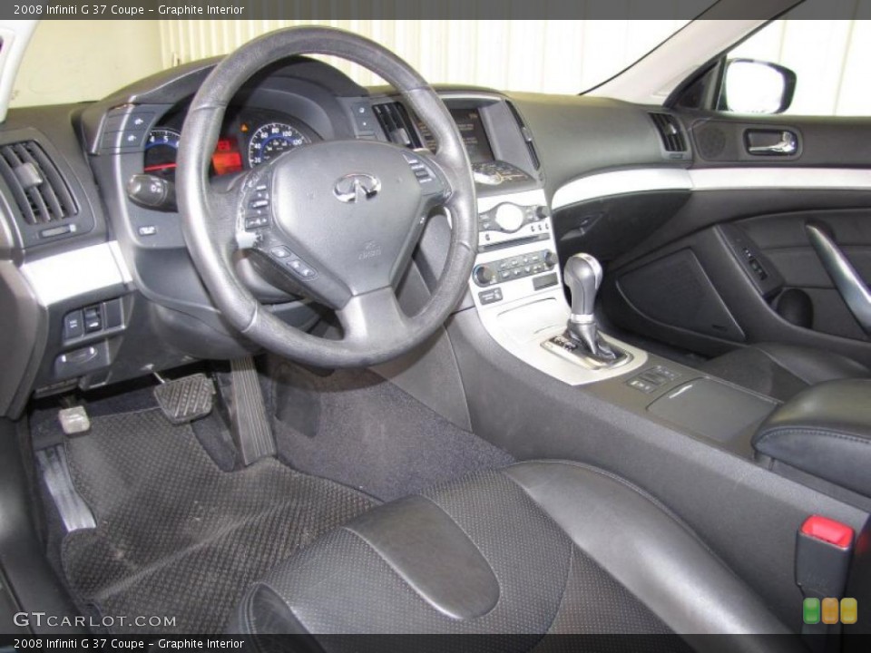 Graphite Interior Dashboard for the 2008 Infiniti G 37 Coupe #41357403