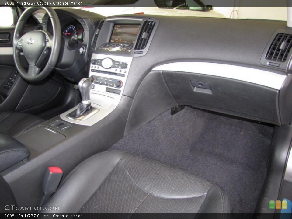 Graphite Interior Dashboard for the 2008 Infiniti G 37 Coupe #41357429