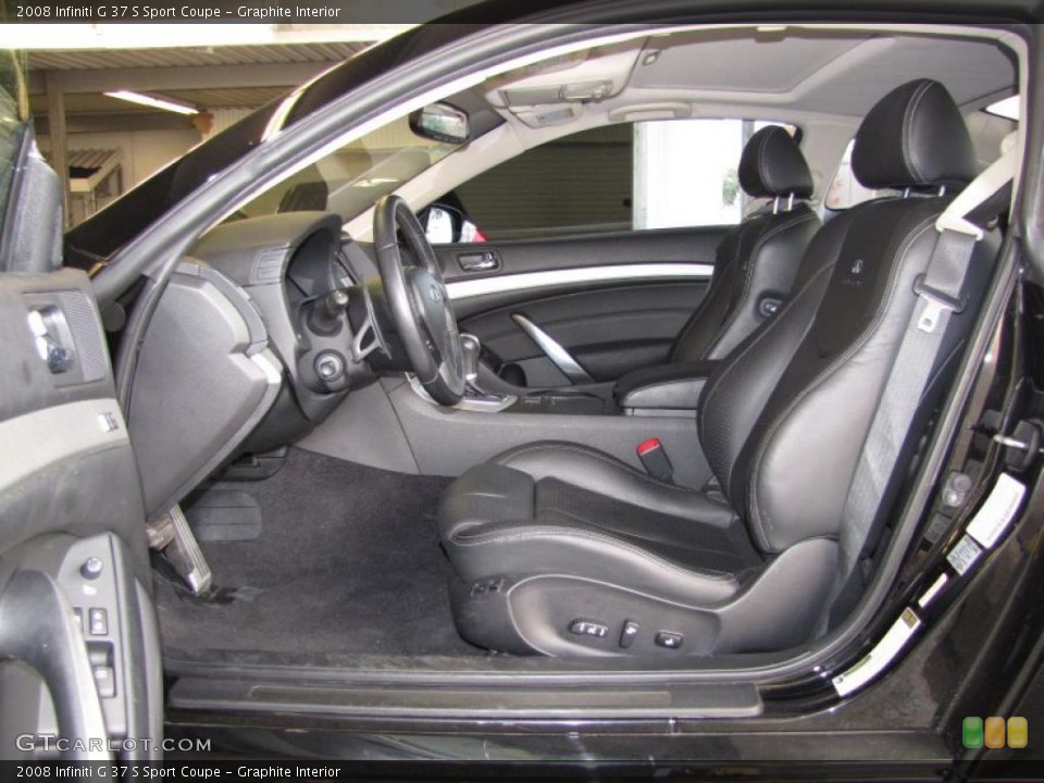 Graphite Interior Photo for the 2008 Infiniti G 37 S Sport Coupe #41358047