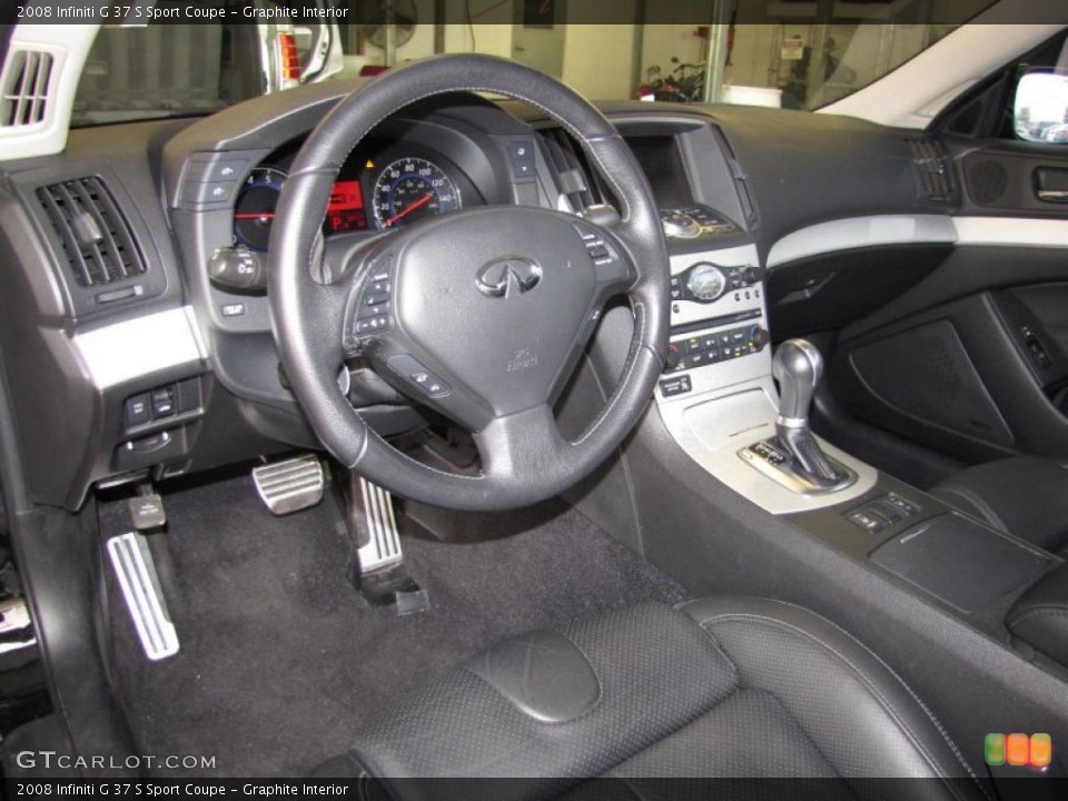 Graphite Interior Dashboard for the 2008 Infiniti G 37 S Sport Coupe #41358100