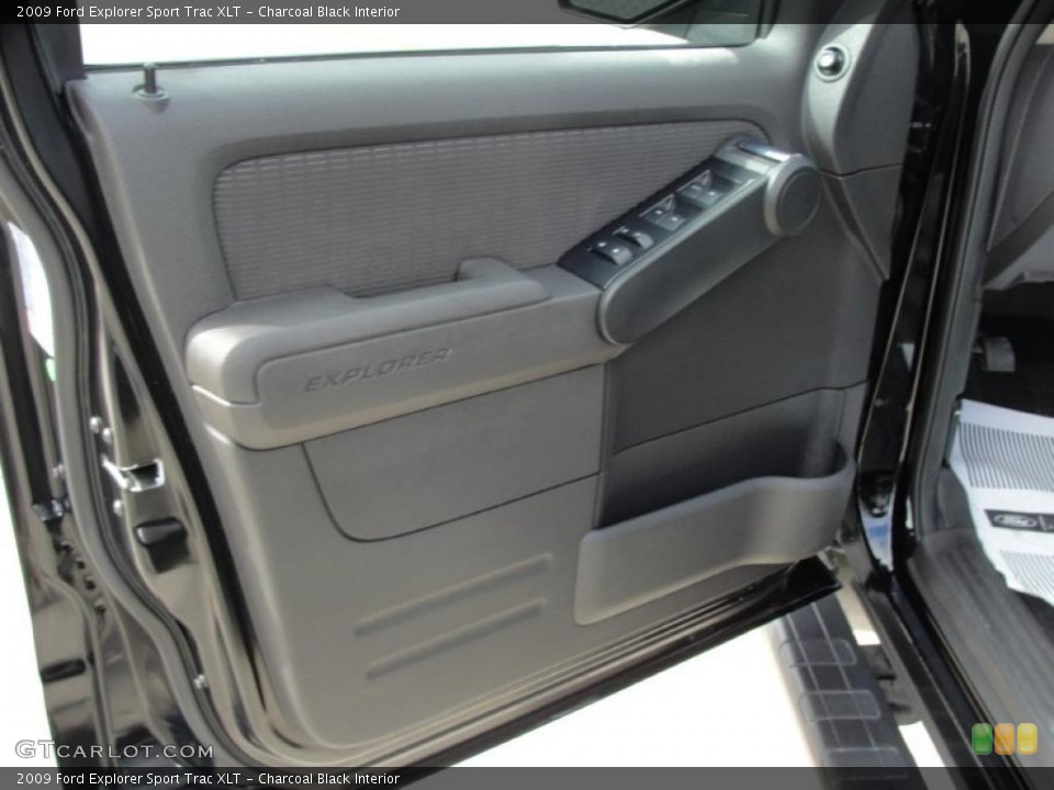 Charcoal Black Interior Door Panel for the 2009 Ford Explorer Sport Trac XLT #41358675