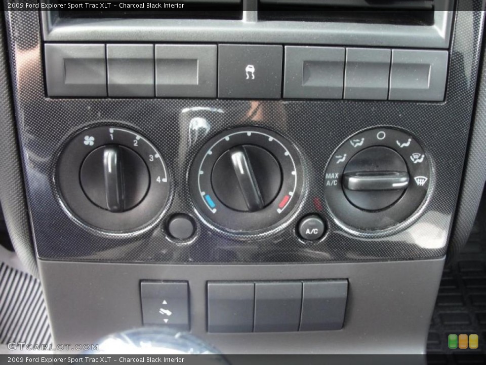Charcoal Black Interior Controls for the 2009 Ford Explorer Sport Trac XLT #41358772