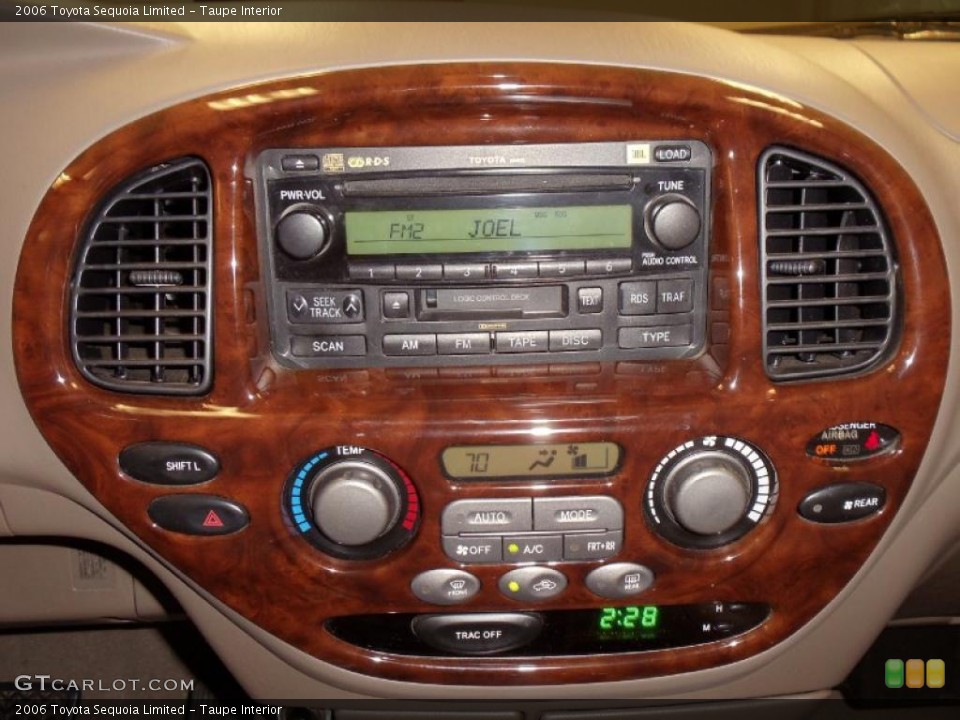 Taupe Interior Controls for the 2006 Toyota Sequoia Limited #41359235