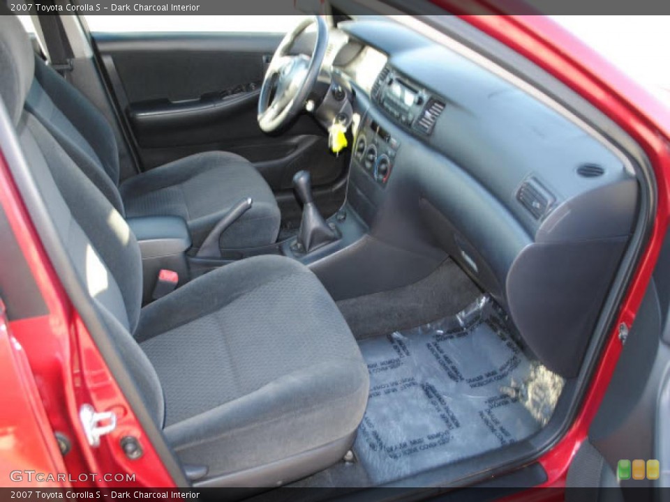 Dark Charcoal Interior Photo for the 2007 Toyota Corolla S #41359363