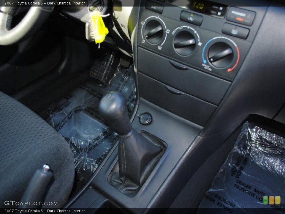 Dark Charcoal Interior Transmission for the 2007 Toyota Corolla S #41359415
