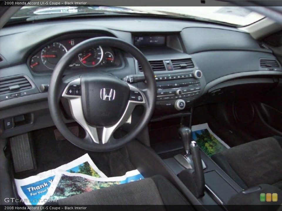 Black Interior Prime Interior for the 2008 Honda Accord LX-S Coupe #41360431