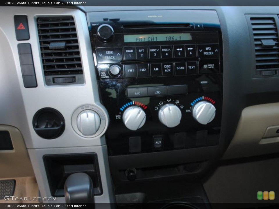 Sand Interior Controls for the 2009 Toyota Tundra Double Cab #41362623