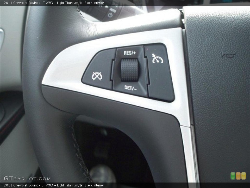 Light Titanium/Jet Black Interior Controls for the 2011 Chevrolet Equinox LT AWD #41364831
