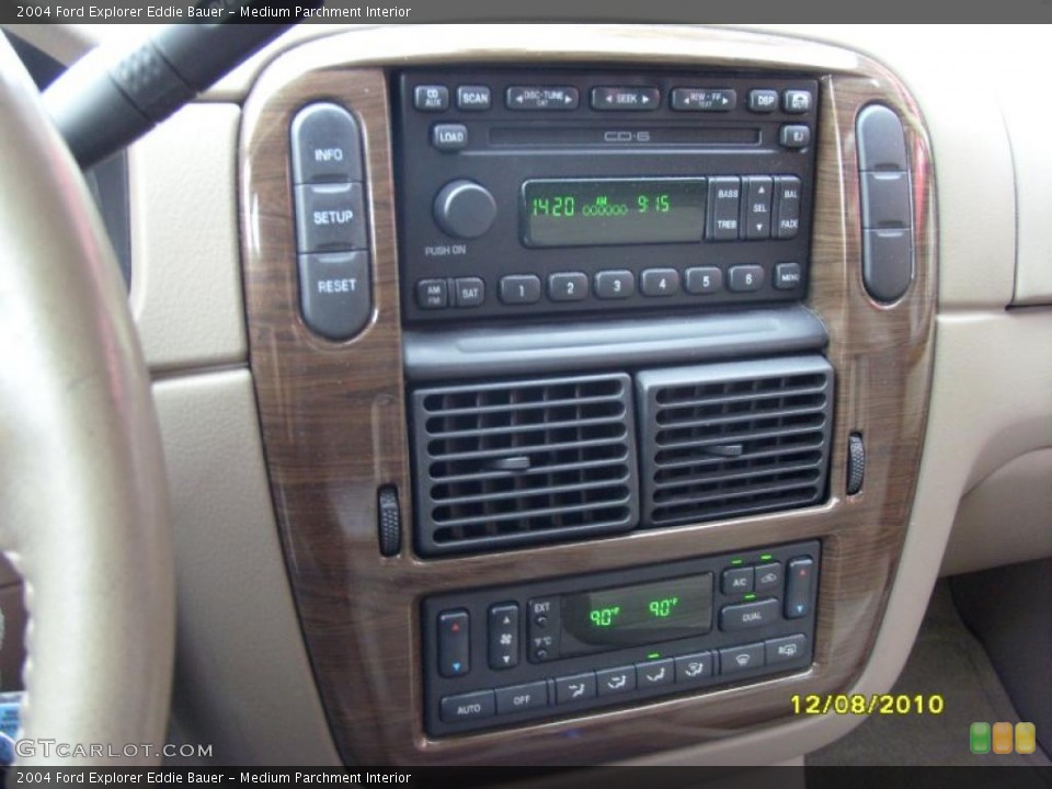 Medium Parchment Interior Controls for the 2004 Ford Explorer Eddie Bauer #41365007