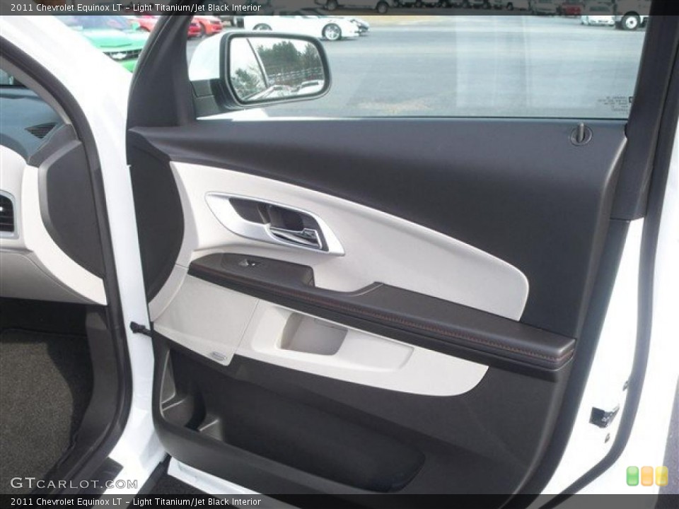 Light Titanium/Jet Black Interior Door Panel for the 2011 Chevrolet Equinox LT #41365147