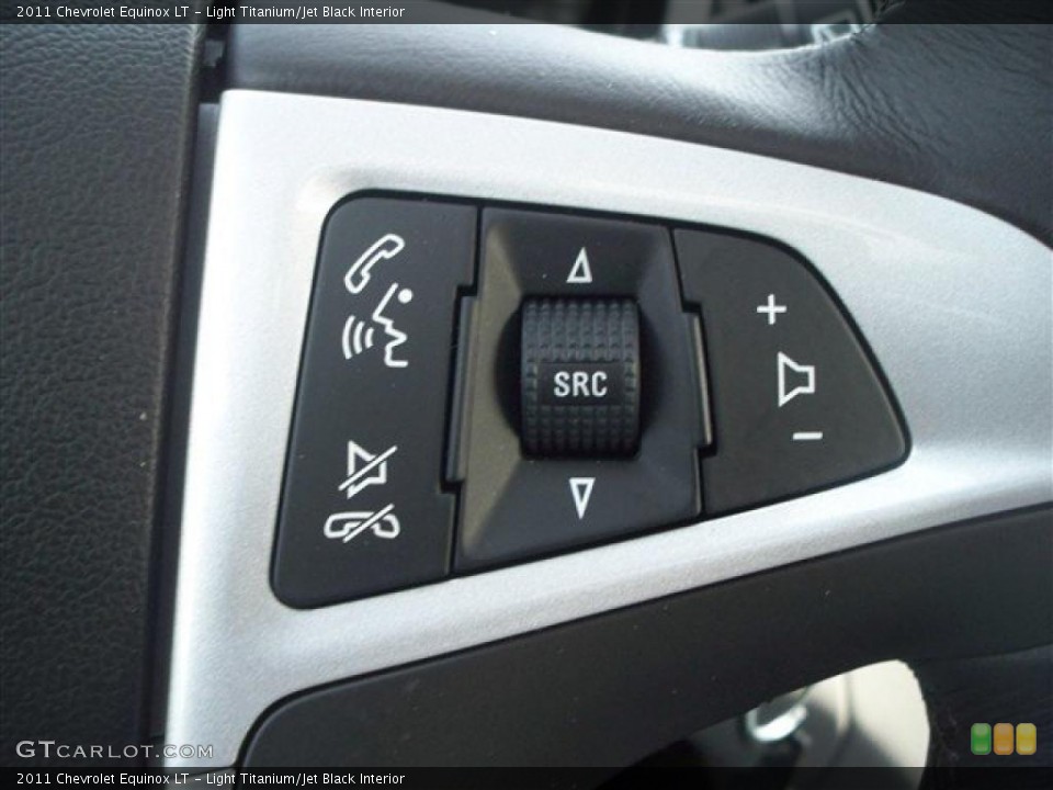 Light Titanium/Jet Black Interior Controls for the 2011 Chevrolet Equinox LT #41365279