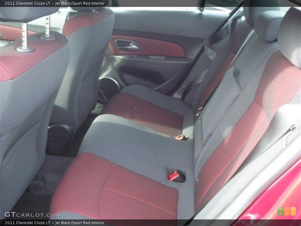 Jet Black/Sport Red Interior Photo for the 2011 Chevrolet Cruze LT #41365523