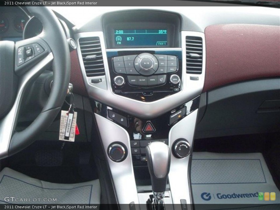 Jet Black/Sport Red Interior Controls for the 2011 Chevrolet Cruze LT #41365627