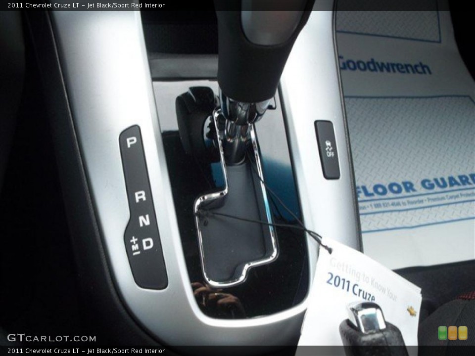 Jet Black/Sport Red Interior Transmission for the 2011 Chevrolet Cruze LT #41365759
