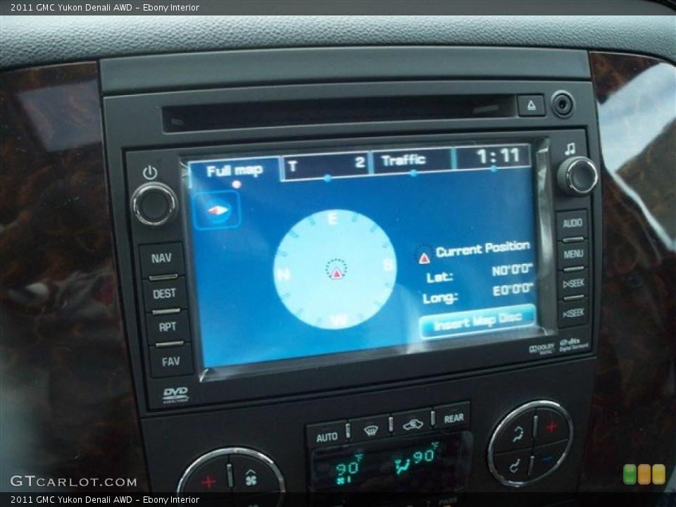 Ebony Interior Navigation for the 2011 GMC Yukon Denali AWD #41366983