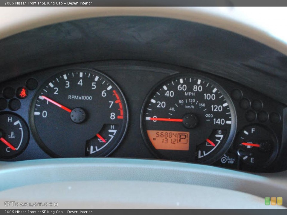 Desert Interior Gauges for the 2006 Nissan Frontier SE King Cab #41367015