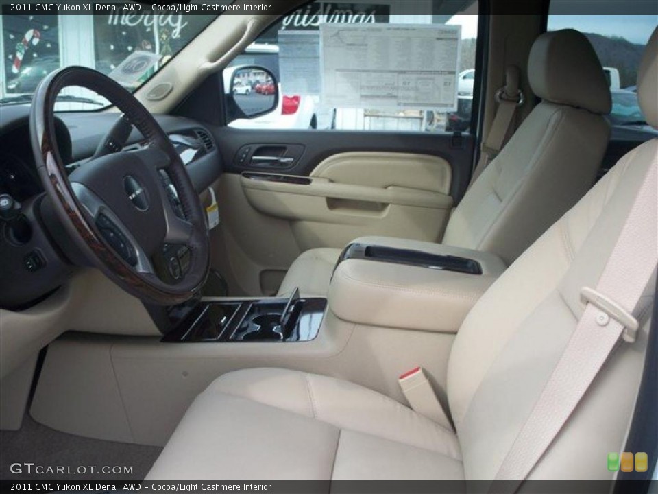 Cocoa/Light Cashmere Interior Photo for the 2011 GMC Yukon XL Denali AWD #41368191
