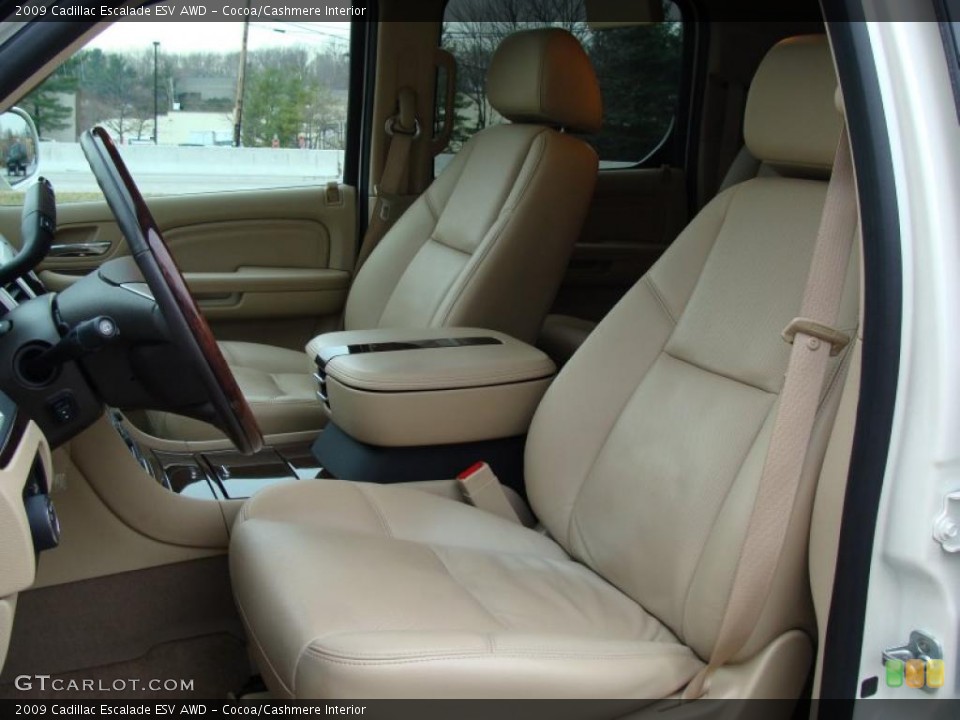 Cocoa/Cashmere Interior Photo for the 2009 Cadillac Escalade ESV AWD #41370679