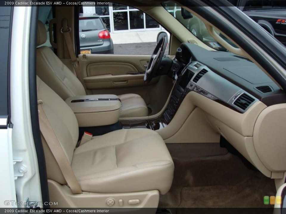 Cocoa/Cashmere Interior Photo for the 2009 Cadillac Escalade ESV AWD #41370691
