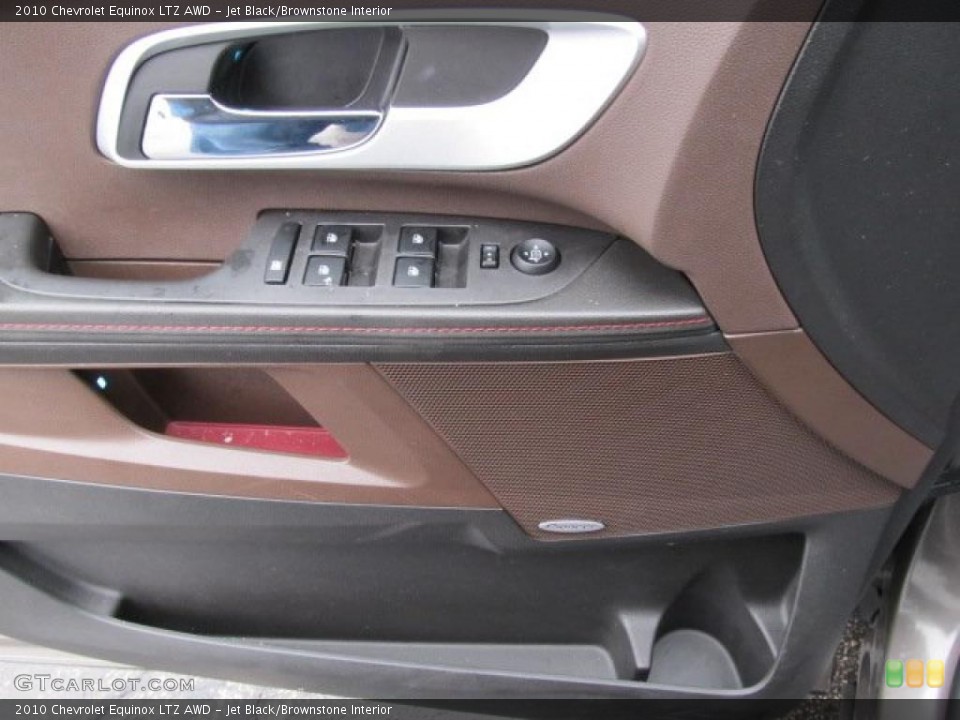 Jet Black/Brownstone Interior Controls for the 2010 Chevrolet Equinox LTZ AWD #41370699