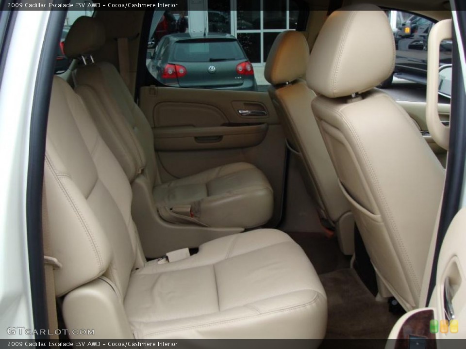 Cocoa/Cashmere Interior Photo for the 2009 Cadillac Escalade ESV AWD #41370707