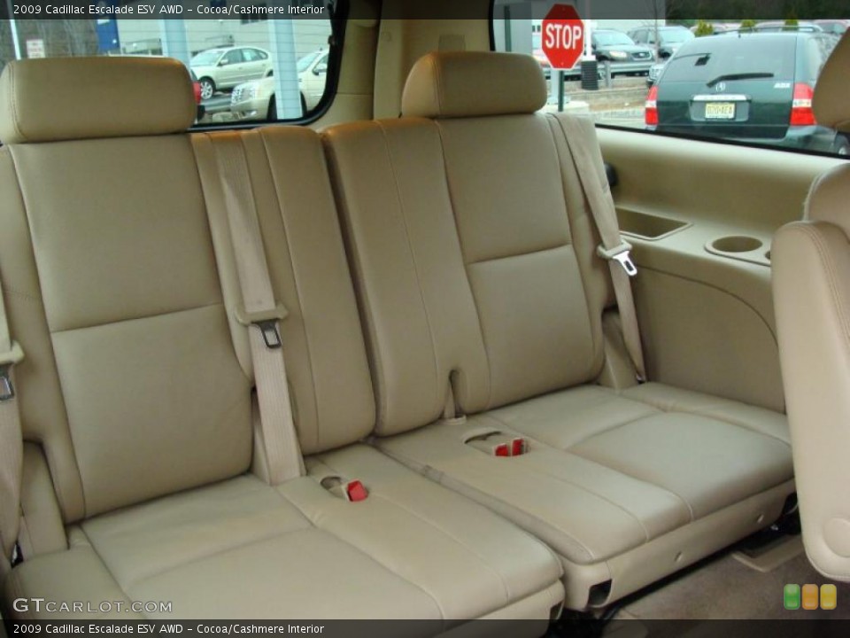 Cocoa/Cashmere Interior Photo for the 2009 Cadillac Escalade ESV AWD #41370715