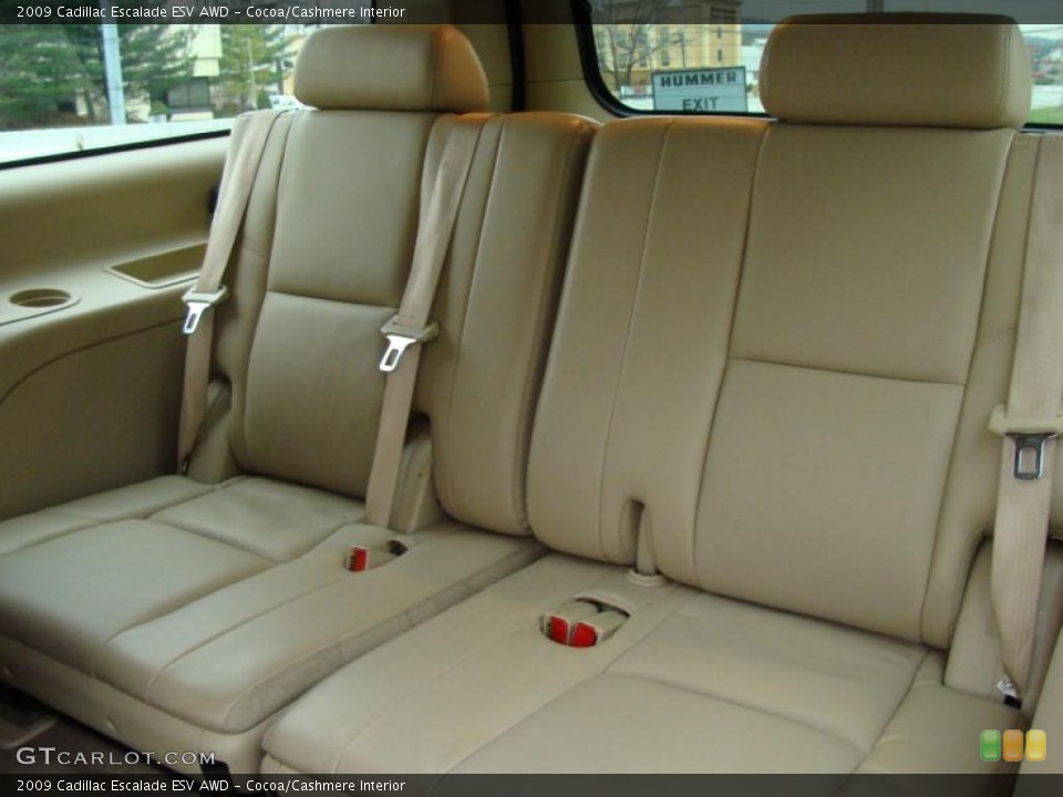 Cocoa/Cashmere Interior Photo for the 2009 Cadillac Escalade ESV AWD #41370723