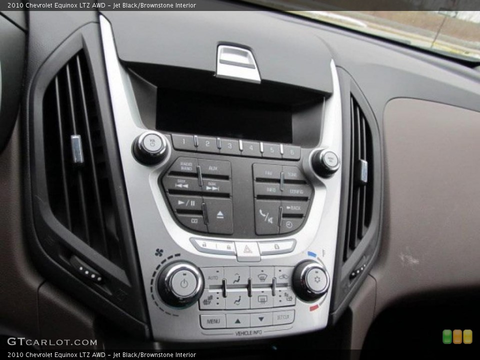 Jet Black/Brownstone Interior Controls for the 2010 Chevrolet Equinox LTZ AWD #41370727