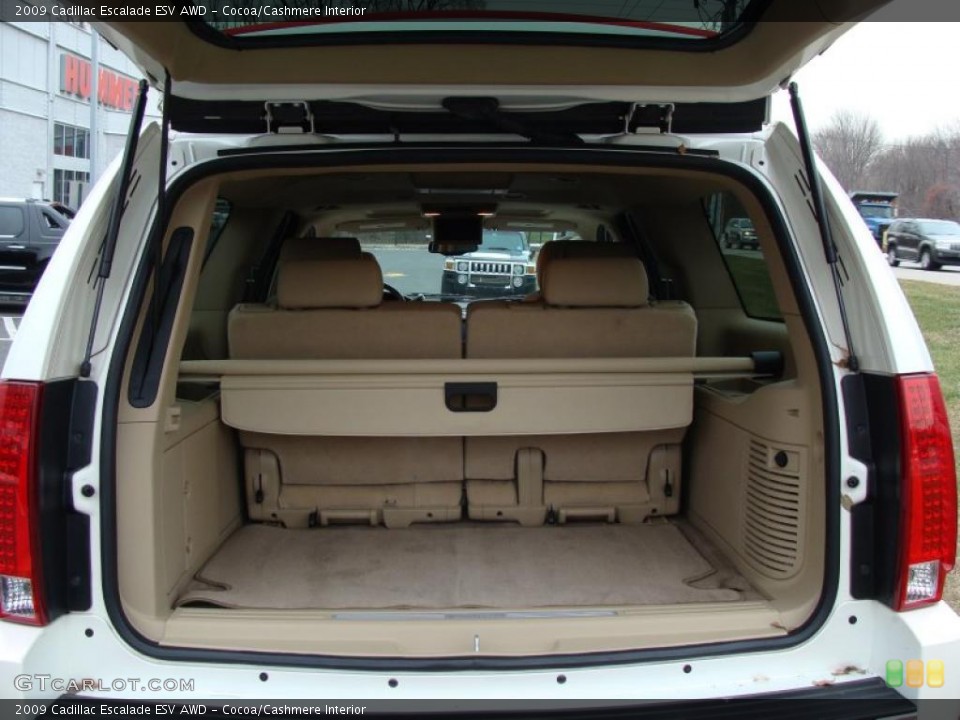 Cocoa/Cashmere Interior Trunk for the 2009 Cadillac Escalade ESV AWD #41370823