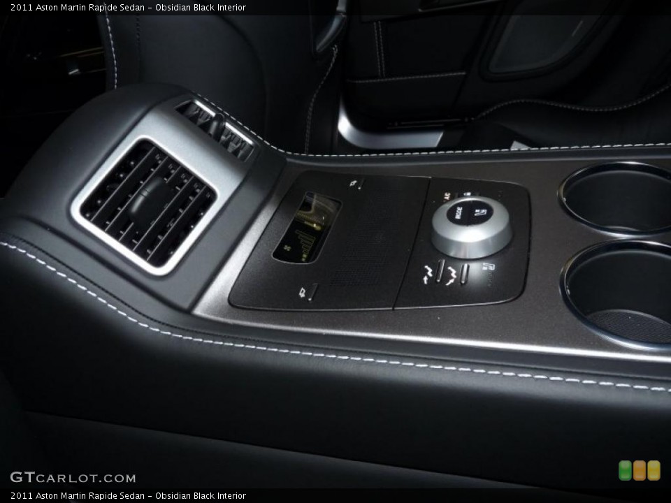 Obsidian Black Interior Controls for the 2011 Aston Martin Rapide Sedan #41371540