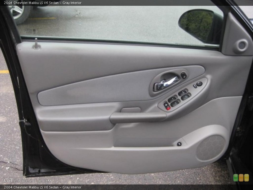 Gray Interior Door Panel for the 2004 Chevrolet Malibu LS V6 Sedan #41377428