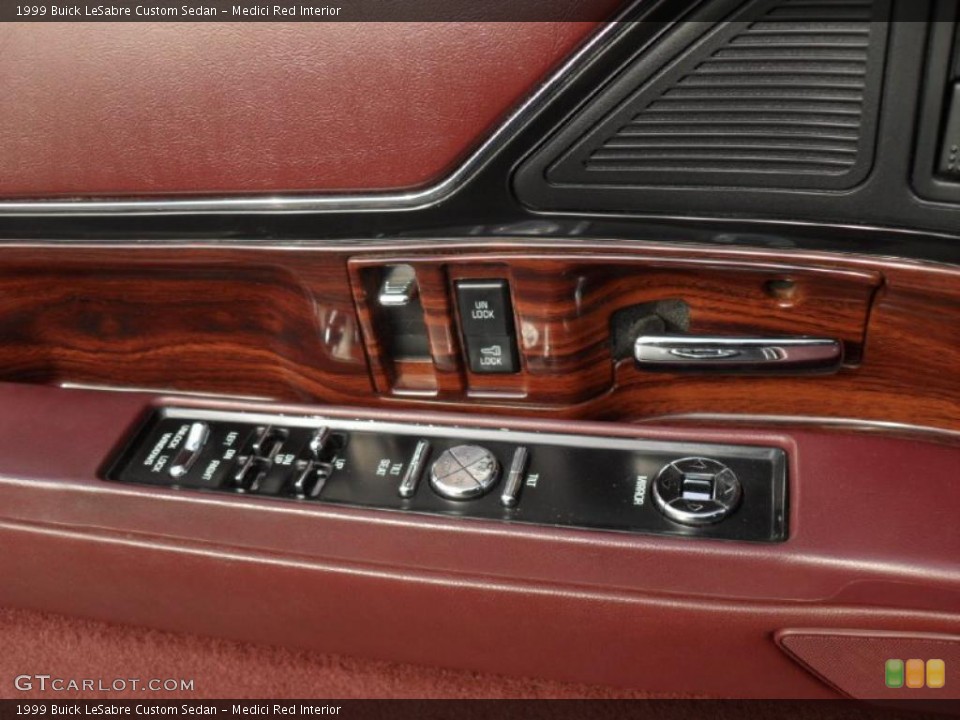 Medici Red Interior Controls for the 1999 Buick LeSabre Custom Sedan #41378344