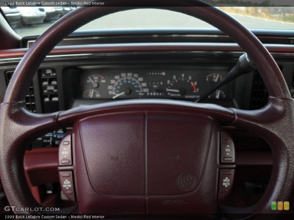 Medici Red Interior Steering Wheel for the 1999 Buick LeSabre Custom Sedan #41378388