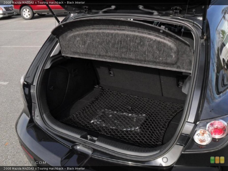 Black Interior Trunk for the 2008 Mazda MAZDA3 s Touring Hatchback #41378824