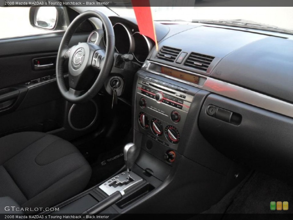 Black Interior Photo for the 2008 Mazda MAZDA3 s Touring Hatchback #41378868